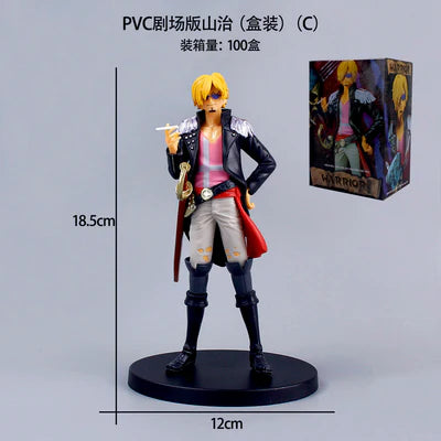 One Piece Film Red Sanji Figure – Movie Outfit PVC Anime Collectible Statue (18.5 cm)