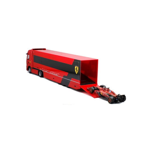 Bburago Ferrari F1 Racing Hauler IVECO S-Way 1:43 Scale Die-Cast Transporter