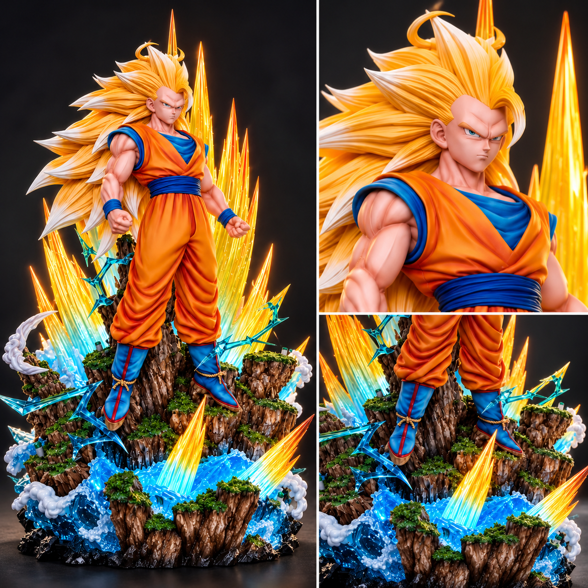 Super Saiyan 3 Goku LED Collectible Statue