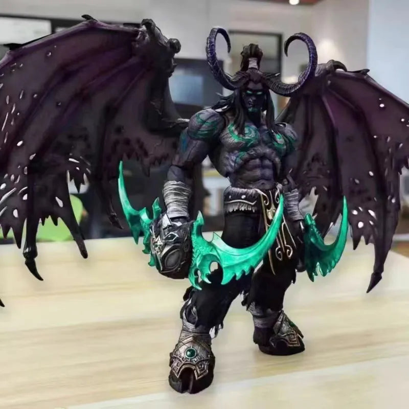 Illidan Stormrage Demon Hunter 24cm Action Figure – World of Warcraft Warglaives of Azzinoth Collectible