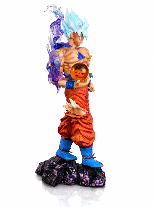 Goku Ultra Instinct 30cm PVC Action Figure – Dragon Ball Super Collectible with Energy Effect