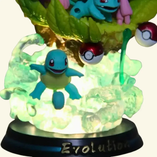 Pokémon Starter Evolution 26cm Statue – Pikachu Charmander Bulbasaur & Squirtle