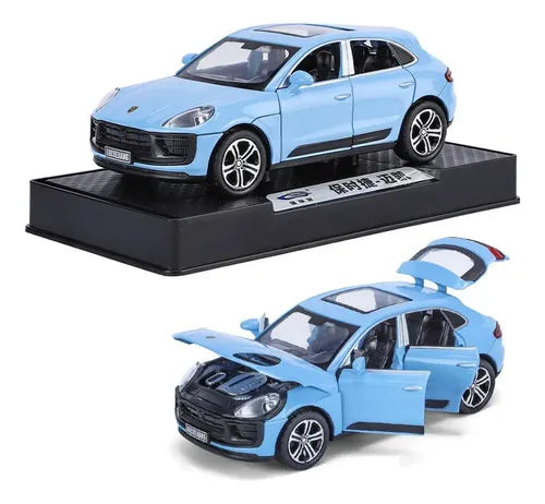 1:32 Die-Cast Luxury SUV Model Car – Pull-Back with Lights, Sound & Openable Doors