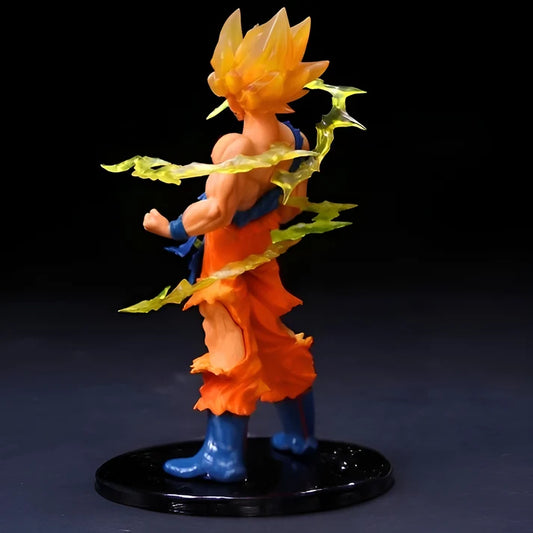 Super Saiyan Goku Battle Damaged Figure – Dragon Ball Z Anime Collectible Statue
