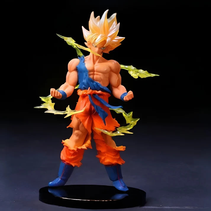 Super Saiyan Goku Battle Damaged Figure – Dragon Ball Z Anime Collectible Statue