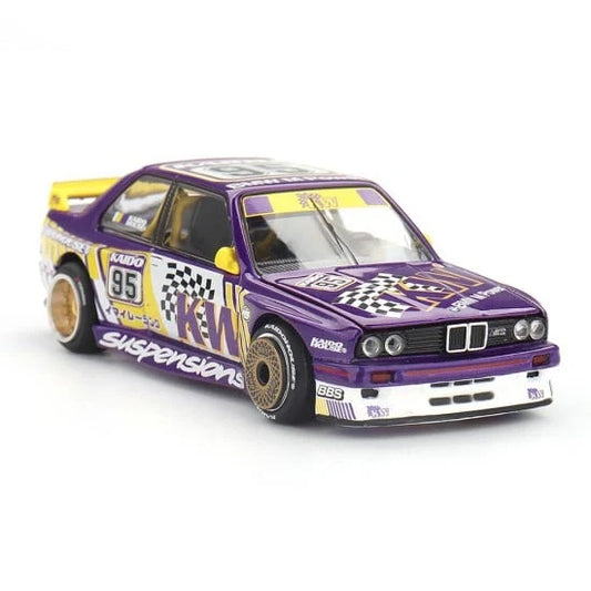 MINI GT x KAIDO HOUSE BMW E30 M3 Kaido KW V1 #194 1:64 Die-Cast Model Car – KHMG194