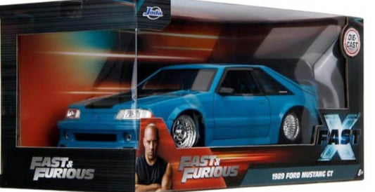 Jada Toys Fast & Furious Jakob Toretto 1989 Ford Mustang GT 1:24 Die-Cast Model Car