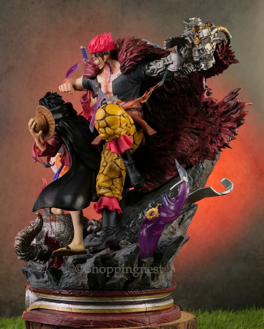 One Piece Worst Generation Alliance Diorama Statue – Luffy, Trafalgar Law & Eustass Kid Premium PVC Collectible Figure