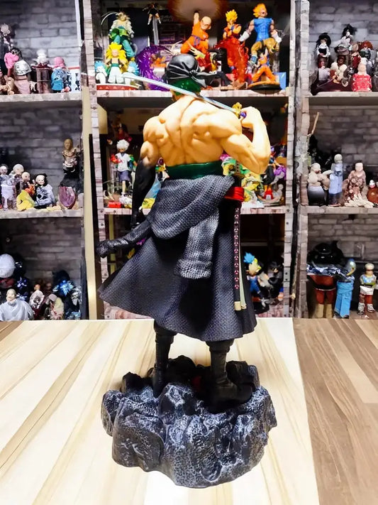 One Piece Roronoa Zoro 32cm Statue – Three-Sword Style Anime Collectible Figure