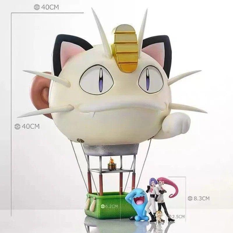Meowth Hot Air Balloon Display Figure