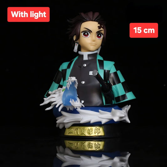 Tanjiro Kamado LED Bust Figure – Demon Slayer Kimetsu no Yaiba PVC Collectible Statue