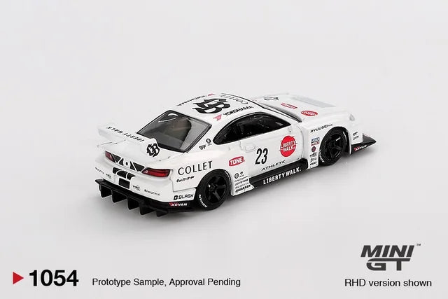 MINI GT Nissan Silvia S15 LB-Super Silhouette ATHLETE #23 1:64 Die-Cast Model