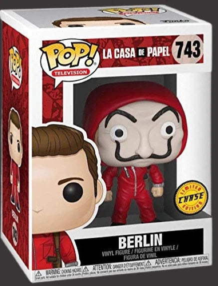 Funko Pop! Money Heist Tokio #741 Masked Chase – La Casa de Papel Vinyl Figure