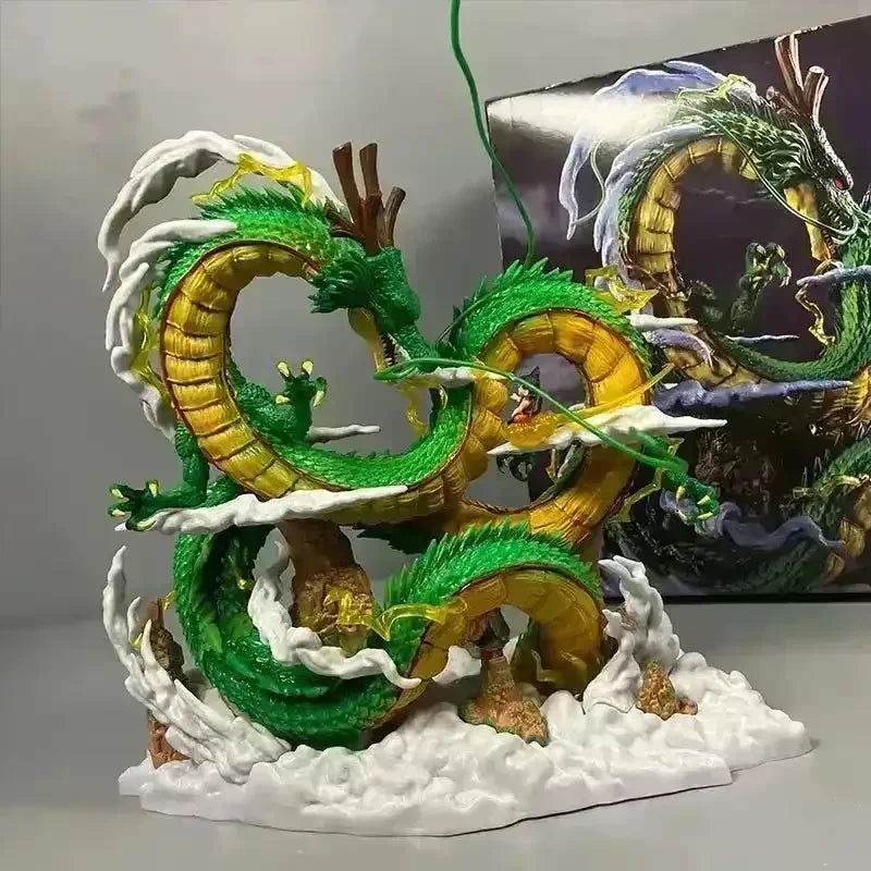 Dragon Ball Shenron Statue – Green Eternal Dragon Anime Diorama Collectible