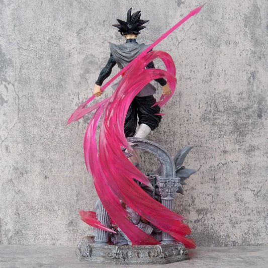 Dragon Ball Super Goku Black Super Saiyan Rosé Statue – Dual Head Collectible Figure