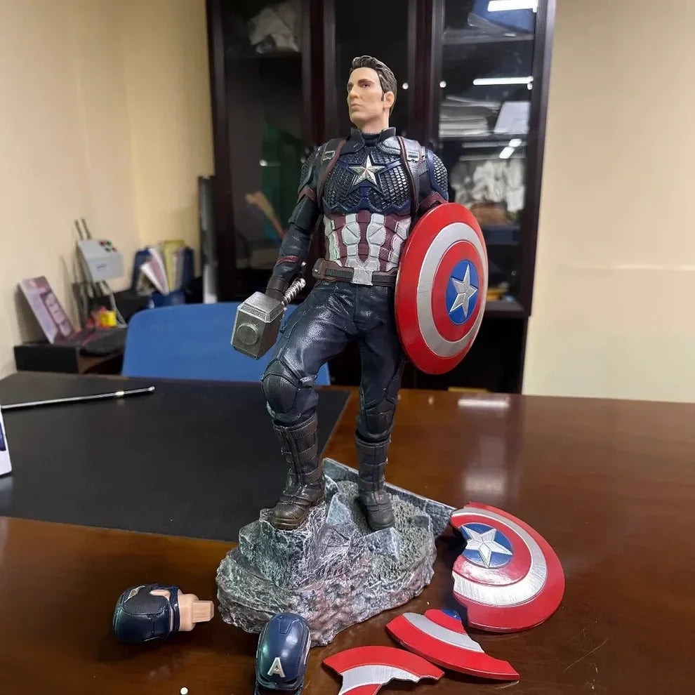 Captain America Avengers Endgame Final Battle Figure – Mjolnir & Broken Shield