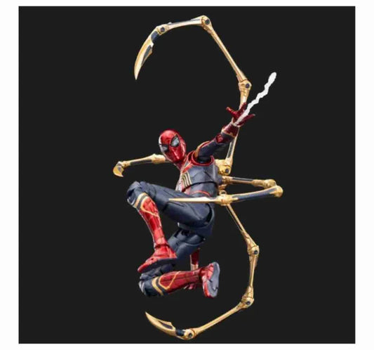 Iron Spider Deluxe Collectible Figure – Marvel Avengers Spider-Man Premium Display Statue with Mechanical Spider Legs