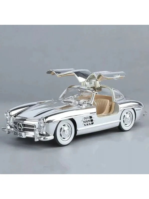 1:18 Mercedes-Benz 300 SL Gullwing Vintage Alloy Model Car – Racing No. 35