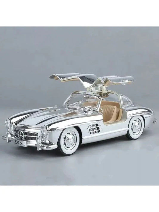 1:18 Mercedes-Benz 300 SL Gullwing Vintage Alloy Model Car – Racing No. 35
