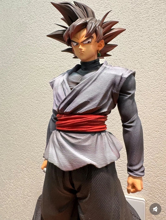 Goku Black Dragon Ball Super Figure – Dynamic Battle Pose Collectible Statue with Destroyed Ground Diorama Base