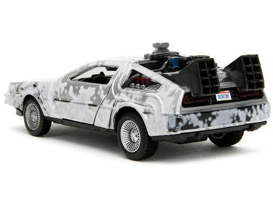 Jada Toys Back to the Future DeLorean Time Machine Frost 1:32 Die-Cast