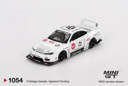 MINI GT Nissan Silvia S15 LB-Super Silhouette ATHLETE #23 1:64 Die-Cast Model