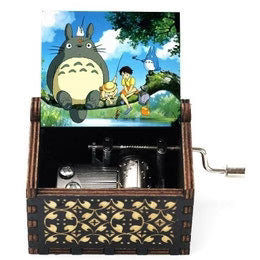 Totoro Wooden Hand Crank Music Box – My Neighbor Totoro Collectible