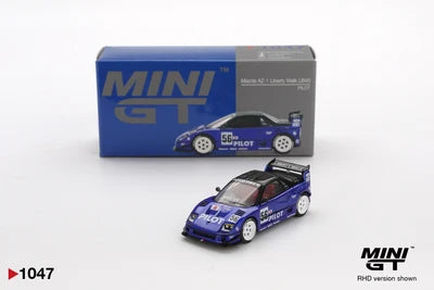 MINI GT #1047 Mazda AZ-1 Liberty Walk LB40 PILOT #56 1:64 Die-Cast Model Car – RHD
