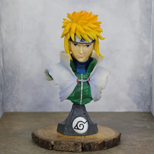 Minato Namikaze Bust Figure – Naruto Shippuden Fourth Hokage Premium PVC Collectible Display Statue