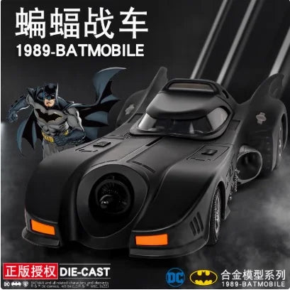 1989 Batmobile 1:18 Die-Cast Model Car – Batman Black Collectible