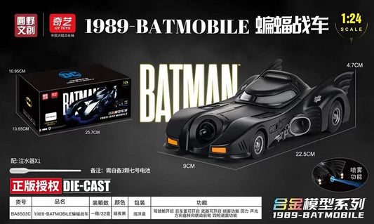1989 Batmobile 1:18 Die-Cast Model Car – Batman Black Collectible