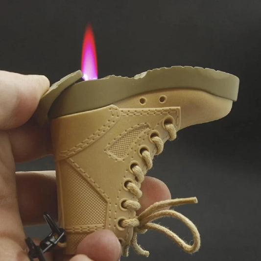 Mini Boot Lighter with Keychain – Novelty Shoe-Shaped Pocket Lighter