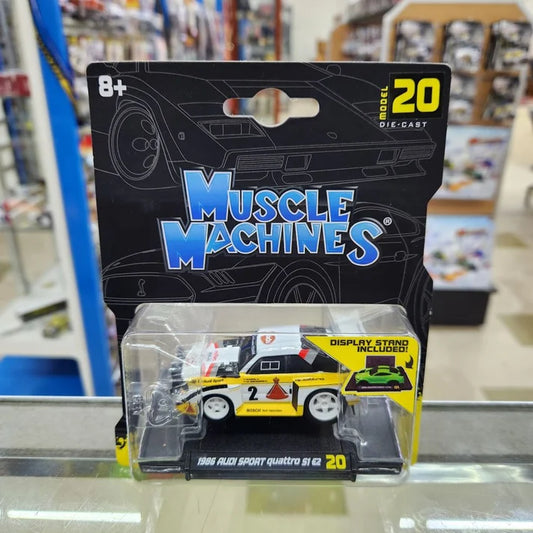 Muscle Machines Audi Sport Quattro S1 E2 #2 1:64 Die-Cast Rally Car – Model 20