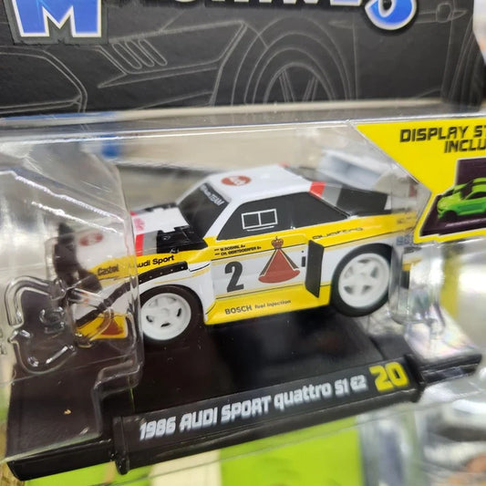 Muscle Machines Audi Sport Quattro S1 E2 #2 1:64 Die-Cast Rally Car – Model 20