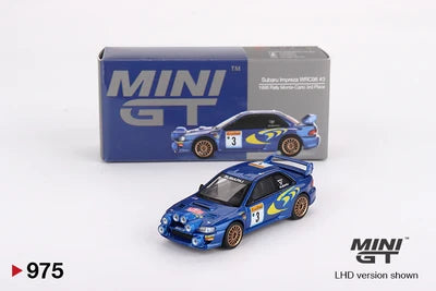 MINI GT #975 Subaru Impreza WRC98 #3 1:64 Die-Cast – 1998 Monte-Carlo Rally