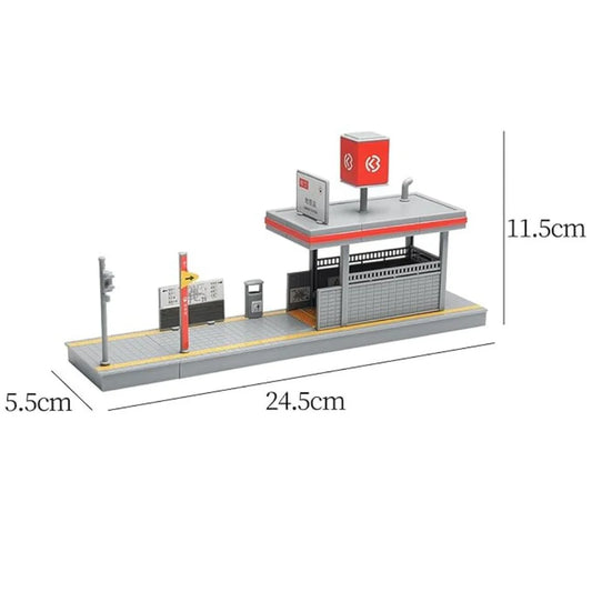 1:64 Subway Exit Diorama – DIY Urban Metro Station Entrance & City Street Display