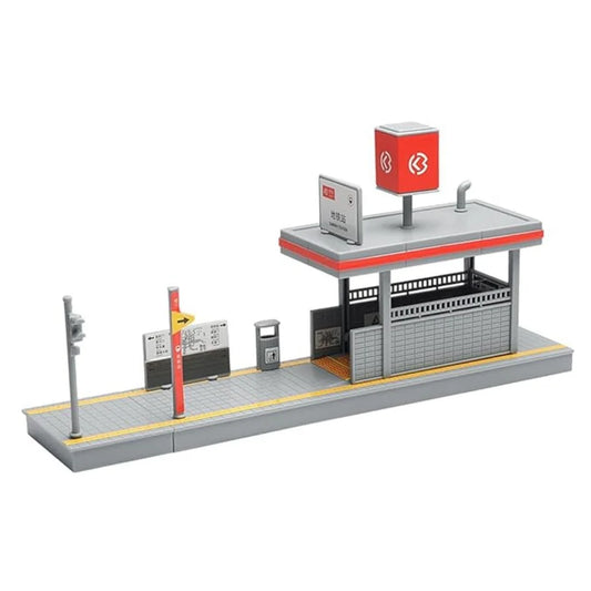 1:64 Subway Exit Diorama – DIY Urban Metro Station Entrance & City Street Display