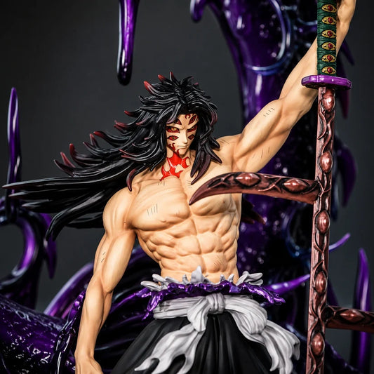 Demon Slayer Kokushibo Upper Moon One Premium PVC Statue – 45cm Deluxe Anime Collectible Figure with Dynamic Effect Base