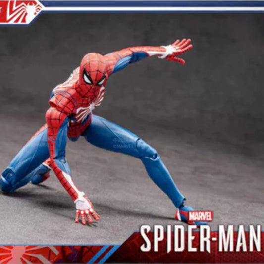 Marvel's Spider-Man PS4 Action Figure with Accessories – Deluxe PVC Collectible Display Figure with Stand