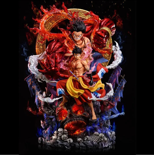 One Piece Luffy Gear 4 Boundman Battle Diorama Statue – Monkey D. Luffy Collectible