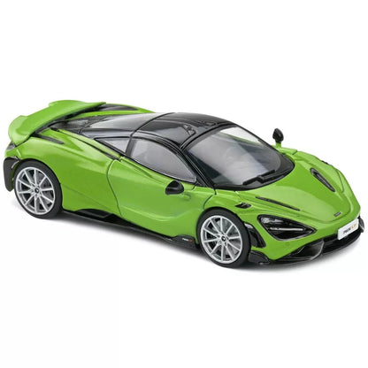 CCA McLaren 765LT 1:31 Scale Lime Green Die-Cast Model Car