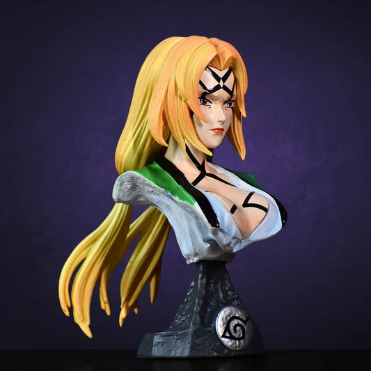 Tsunade Bust Figure – Naruto Shippuden Premium PVC Collectible Display Bust Statue