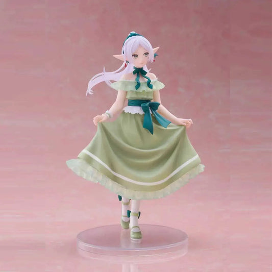 Frieren Formal Dress PVC Action Figure 19cm – Frieren Beyond Journey's End Elegant Elf Collectible Display Statue