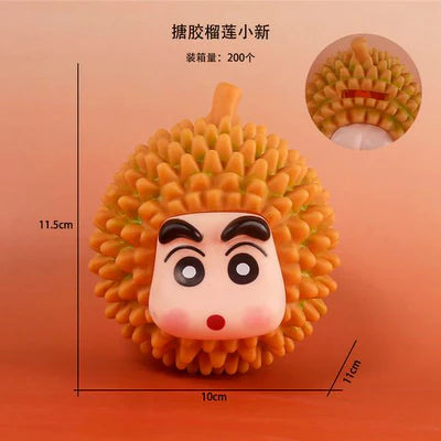 Crayon Shin-chan Durian Cosplay PVC Figure | Funny Anime Collectible Desk Decor (11.5 cm)