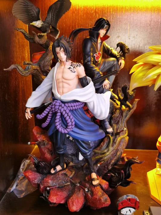 Naruto Shippuden Sasuke & Itachi Uchiha Statue – Uchiha Brothers Diorama