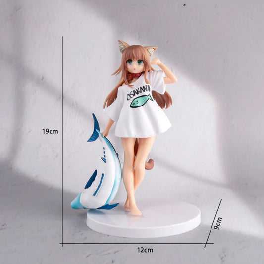 Kinako My Cat Is a Kawaii Girl Figure – 21cm 1/6 Scale OSAKANA Cat Girl Collectible