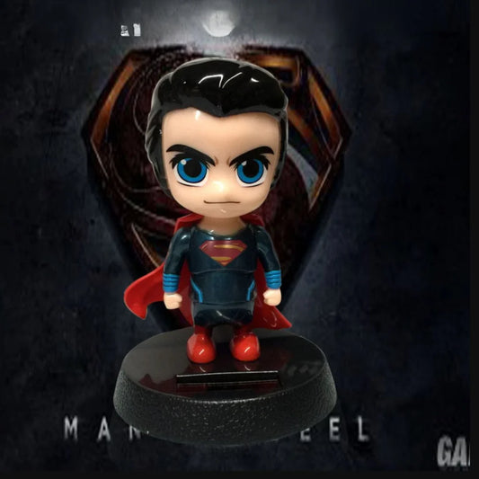 Superman Chibi Figure – DC Comics Man of Steel Collectible Display