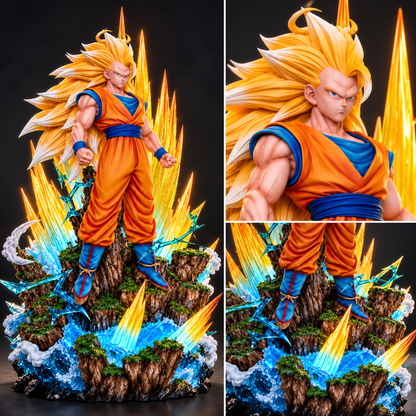 Super Saiyan 3 Goku LED Collectible Statue