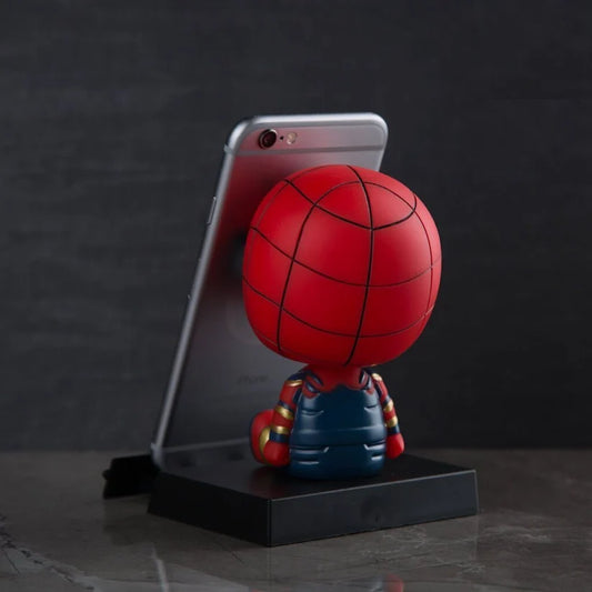 Spider-Man Chibi Bobblehead Dashboard Figure – Marvel Avengers Cute PVC Desk & Car Dashboard Collectible