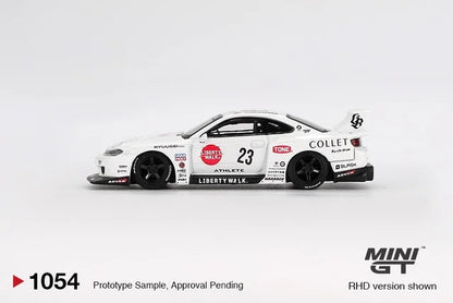 MINI GT Nissan Silvia S15 LB-Super Silhouette ATHLETE #23 1:64 Die-Cast Model